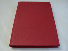 Lederen notitieboek leer