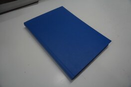 blauw linnen boek a4
