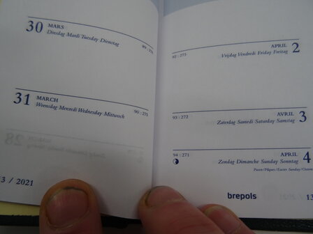 kleine pocketagenda 2021