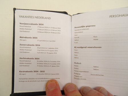 pocket diary 2024