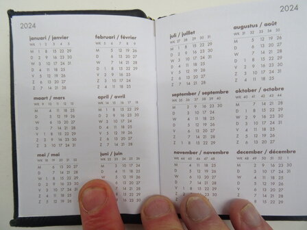 pocket diary 2024