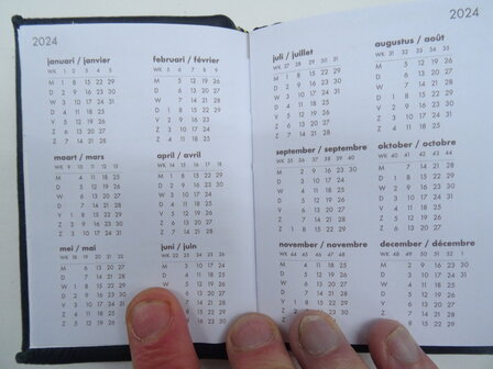 pocket diary 2024