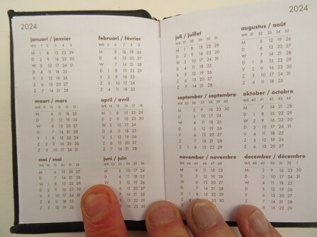 pocket diary 2024