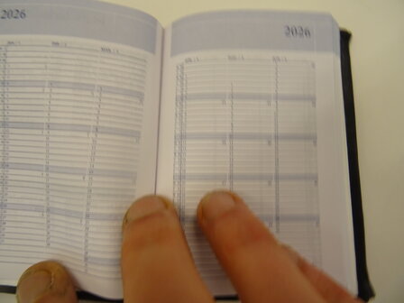 leren zakagenda 2026