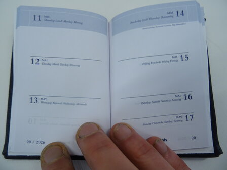 leren zakagenda 2026