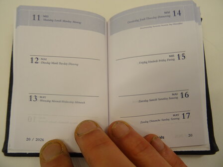 leren zakagenda 2026