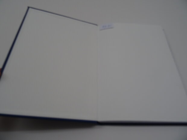 Blauw lederen notitieboek a4