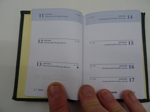 kleine pocketagenda 2021