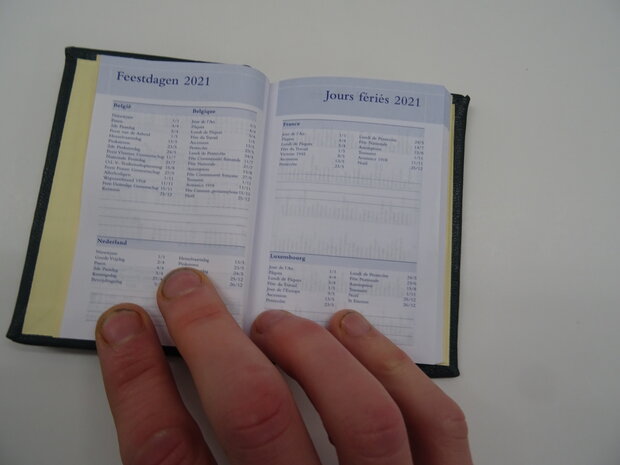 leren zakagenda 2021