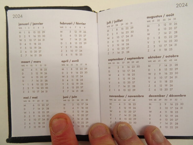 pocket diary 2024