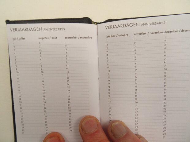 pocket diary 2024