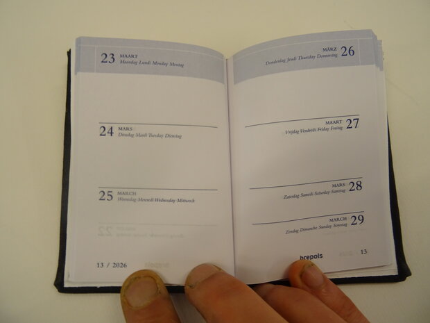 leren zakagenda 2026